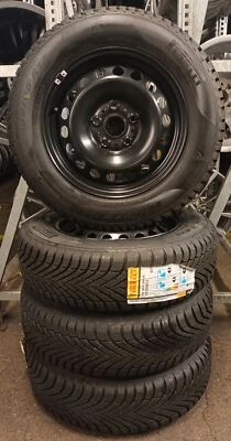 4 Orig VW Winterräder 195/65 R15 91T M+S Golf 6 7 Sportsvan 5Q0601027BA / AT 325 - Bild 1 von 3