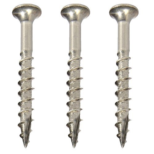 #10 x 1-1/4" Deck Screws Stainless Steel Square Drive Wood/Composite Qty 100 - Picture 4 of 4