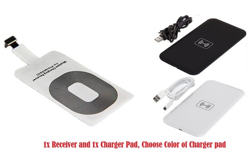 Wireless Esterno Ricarica Caricabatterie Pastiglia Ricevitore per IPHONE 5 5s 5c - Imagen 45 de 100