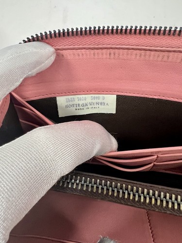 Bottega Veneta Handtasche rosa mit umlaufendem Reißverschluss - Bild 7 von 8
