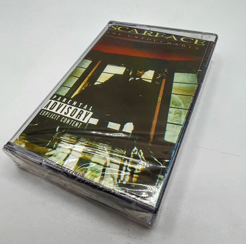SCARFACE - THE UNTOUCHABLE (1997) CASSETTE TAPE RAP-A-LOT (SMILE) w/2PAC OG 90'S - Image 2 of 3