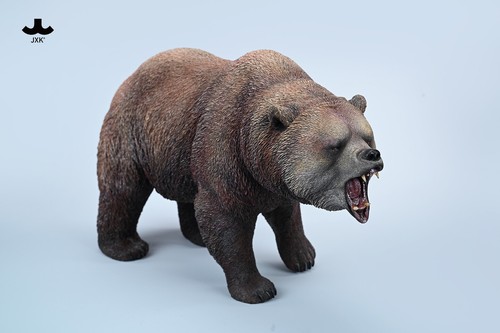JXK 1/6 Brown Bear 2.0 Realistic Fierce Animal Soldier Scene GK Statue Toy - Picture 15 of 17