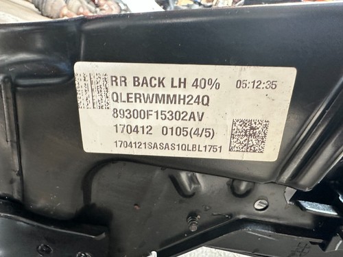 KIA SPORTAGE 2016-2022 MK4 COMPLETE FOLDING REAR SEAT BENCH HEATED LEATHER BLACK - Picture 14 of 24