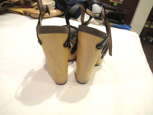 Flogg black platform sandals, sz. 6 - Picture 8 of 11
