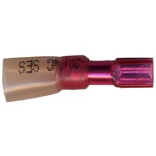 Heat Shrink Crimp Female Quick Disconnect 22-18 Gauge .110 Tab - 10 Pack