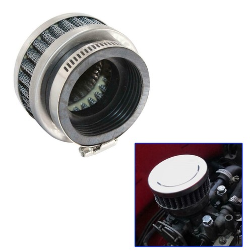 Motorcycle Scooter Stainless Steel Air Intake Filter+Clamp Universal 48mm-50mm. - Picture 6 of 10