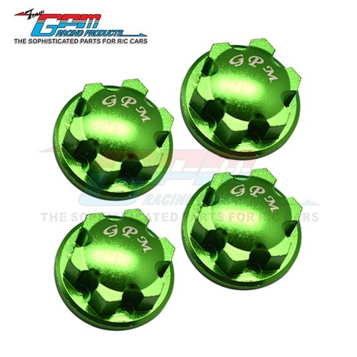 Blocchetto ruota alluminio per TRAXXAS 1/8 4WD SLEDGE MONSTER TRUCK-95076-4 ricambi - Foto 7 di 7