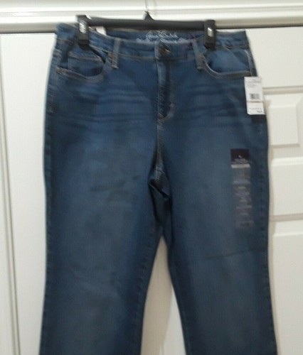 Gloria Vanderbilt Rail Straight Signature Expression Women's Jeans size 12 or 14 - Picture 3 of 25