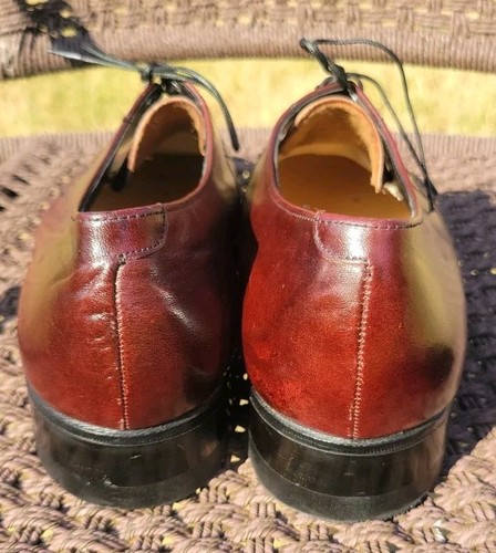 Scarpa vintage The Florsheim ultra RARA 1968? Blucher bordeaux 30795 uomo 9C - Foto 14 di 16
