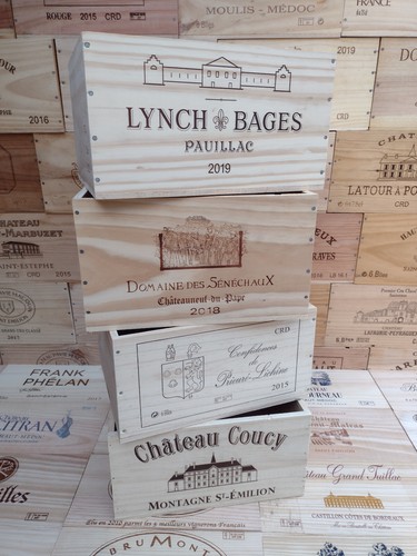 Wooden Wine Box Crate ~ 4 Sizes ~ Storage Vintage Genuine Shabby Chic - Picture 35 of 45