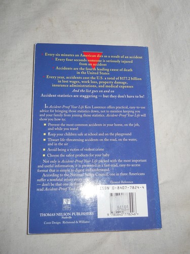 Accident-Proof Your Life by Ken Lawrence (1994, Paperback) - Picture 8 of 8