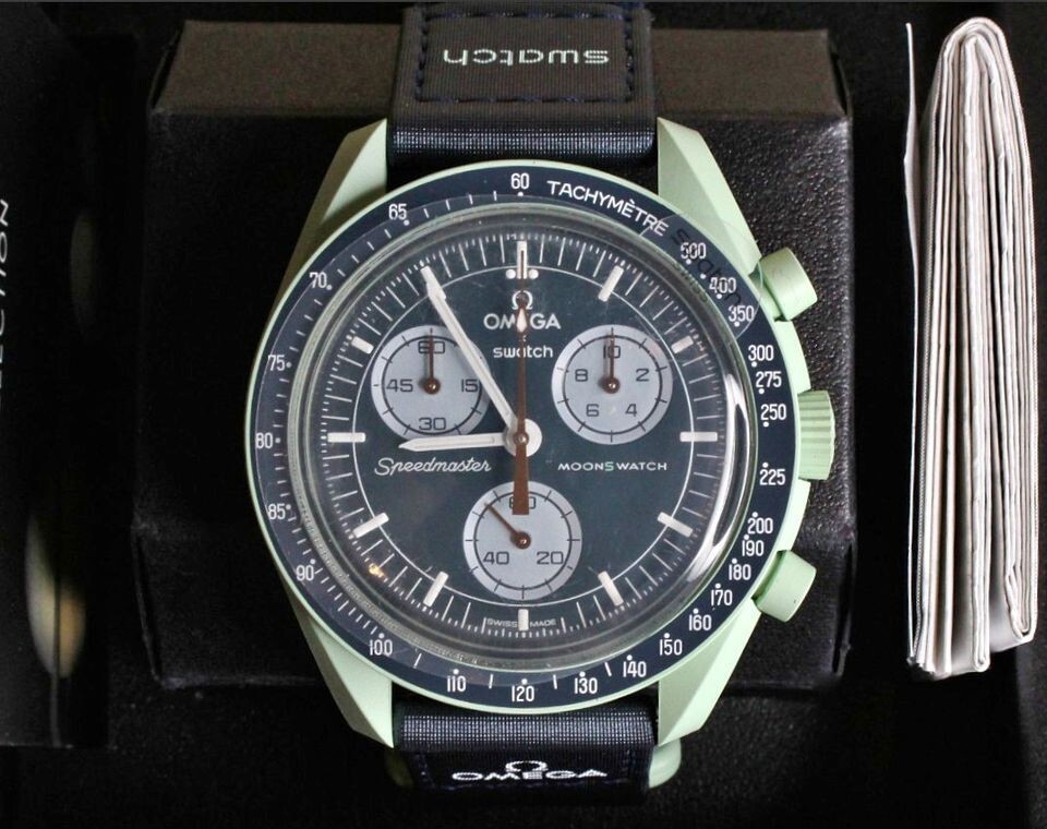 Swatch x Omega Bioceramic Moonswatch Mission To Earth-Brand
