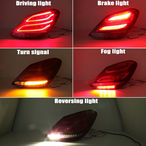 For Mercedes Benz C Class W205 Saloon 2013-2020 RH Driver Rear Tail Light Lamp - Picture 3 of 12