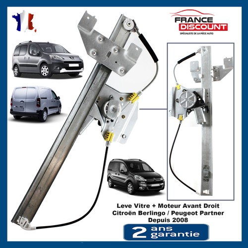 Lève-vitre + Moteur Avant Gauche Pour Berlingo/Partner Après 2008 - Neuf Partsline