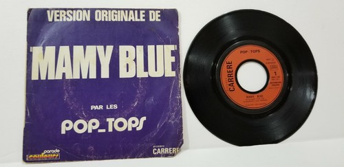 Pop-Tops MAMY BLUE Vtg 1970s French Euro Press 45 Record - Picture 1 of 4