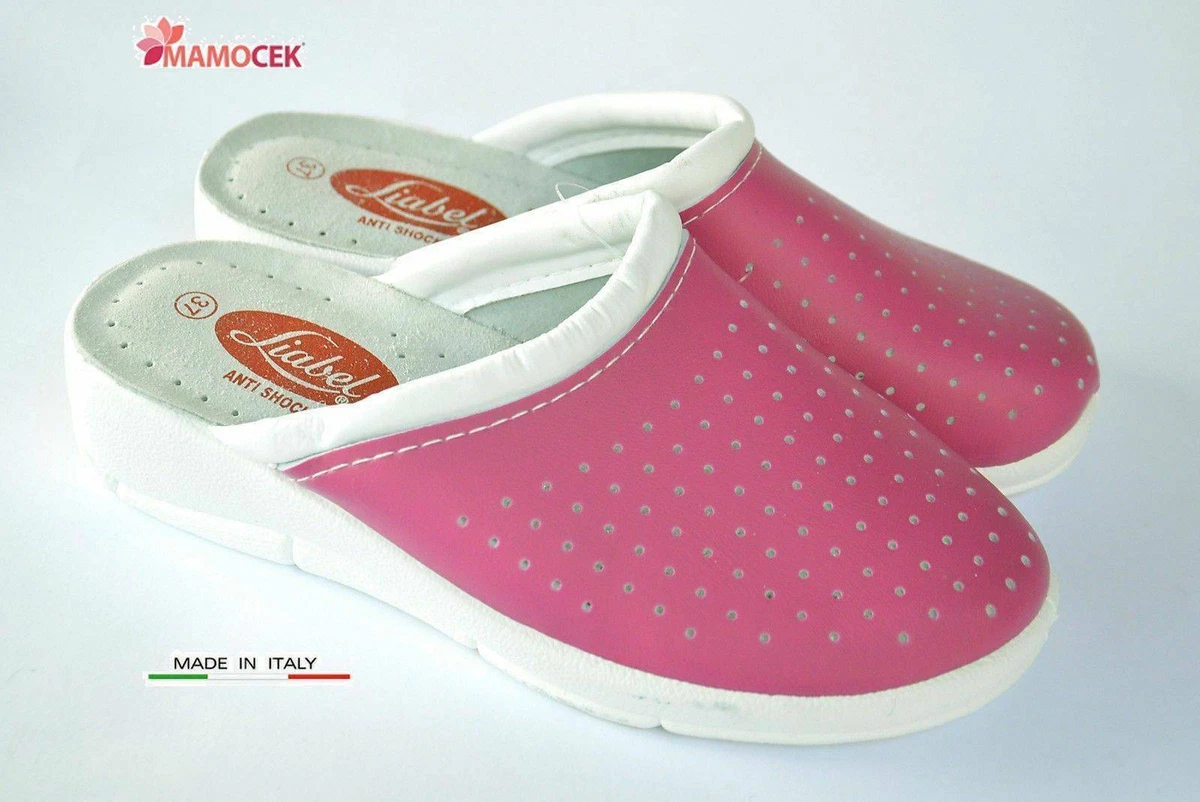 CIABATTE Sanitarie Liabel donna 36 41 Sanicolor fucsia zoccoli