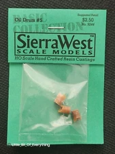 Sierra West Scale Models: Oil Drums #9244 - NEW! - Some Tiny Fine Miniatures!