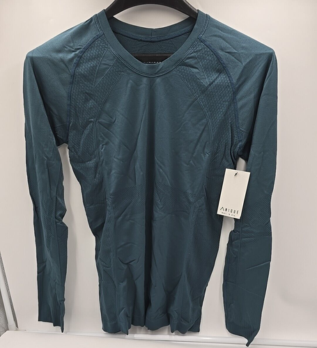 NWT Anique Women's Signature Long Sleeve Equestrian Riding Peppermint M Shirt - Picture 2 of 12