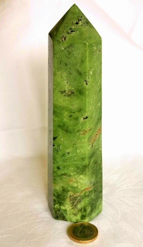 Chrysopras Obelisk Edelstein - Chakra - 165 * 46 mm - Grün - Massage - Jumbo - Bild 2 von 5