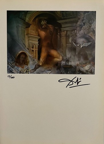 Salvador Dalí, Original Hand-signed Lithograph with COA & Appraisal of $3,500 - Picture 2 of 12