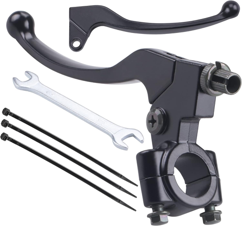 7/8" 22Mm Universal Motorcycle Black Left Clutch Brake Handle Lever Perch for Ho - Picture 7 of 12