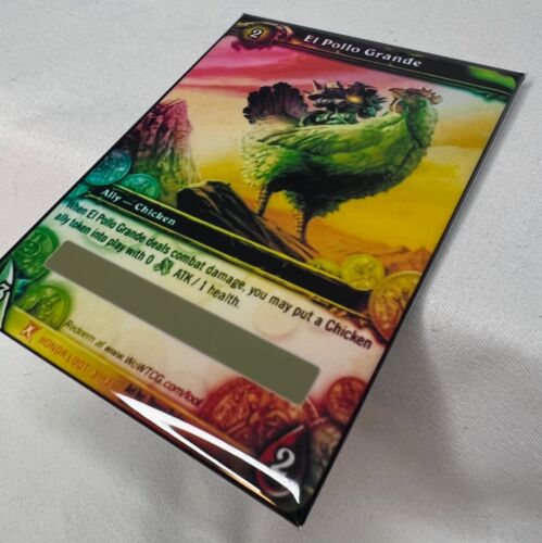 Tarjeta de botín de World of Warcraft TCG El Pollo Grande imán de refrigerador artesanal - Imagen 3 de 8
