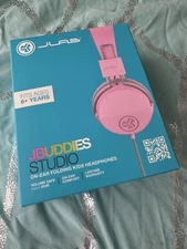 JLab JBuddies Studio Wired Kids Headphones On-Ear, Volume Limiter, School/Travel