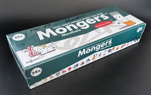 Frank Kozik SIGNED Kidrobot Mongers Menthols Full Complete Set Chase AUTOGRAPHED - Picture 5 of 8