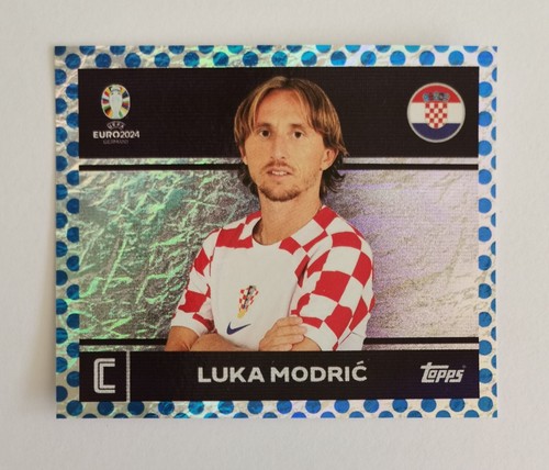 Topps EURO 2024 Germany - Swiss edition - MODRIC - MINT - Euro Border - CRO 2