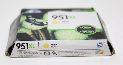 HP 951XL Yellow Ink Cartridge EXP Sep 2016 - Picture 2 of 8