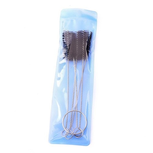 5pcs Round Pipe Tube Wire-Brush Set Cylinder Bores Cleaning-Tool Stainless Steel - Picture 7 of 7