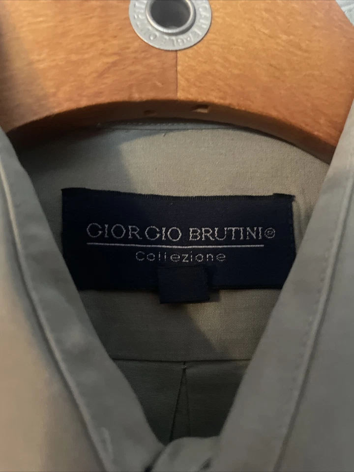 Giorgio Brutini manga larga abotonada talla M 15-15 1/2 - 32/33 Foto 2 de 4