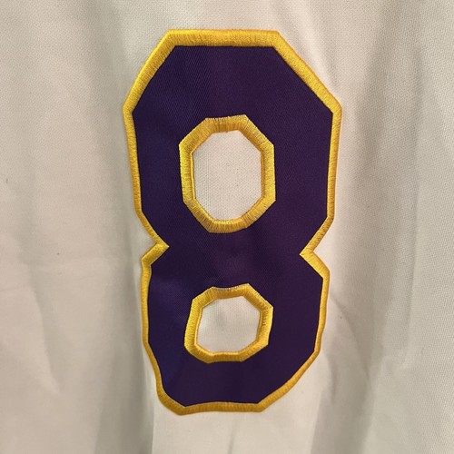 Kobe Bryant Nike Los Angeles Lakers NBA Baseball Jersey Men XXL 2XL Button Up - Picture 13 of 14