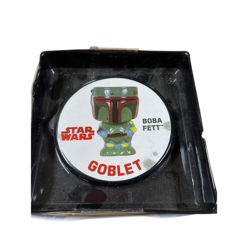 Disney Star Wars Boba Fett Disney Goblet Mug New in Box - Picture 7 of 7