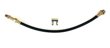Rubber Rear Brake Hose 3/8-24 Female To 7/16-20 Male 15.5" Long 58-64 Chevy