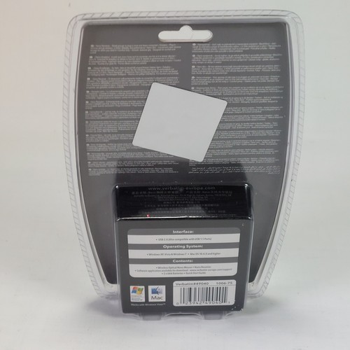 Verbatim Go Nano Mouse Nano Receiver Wireless Optical Blue - Picture 3 of 8
