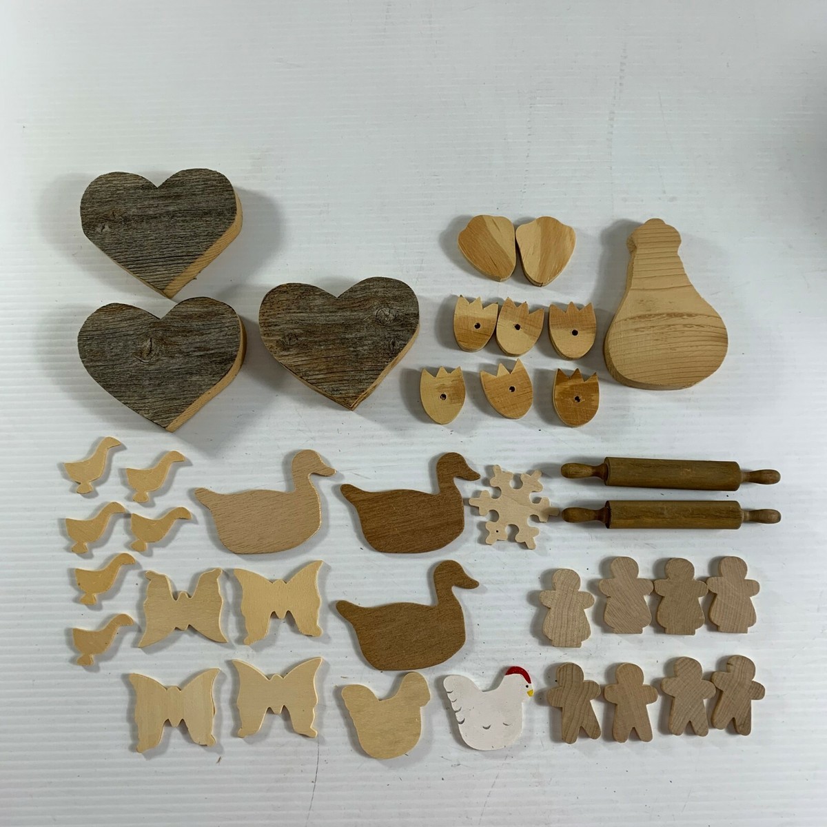 Crafts Embellishments: Floral Wooden Chicks - 6pk Crafts Embellishments: Floral Wooden Chicks - 6pk