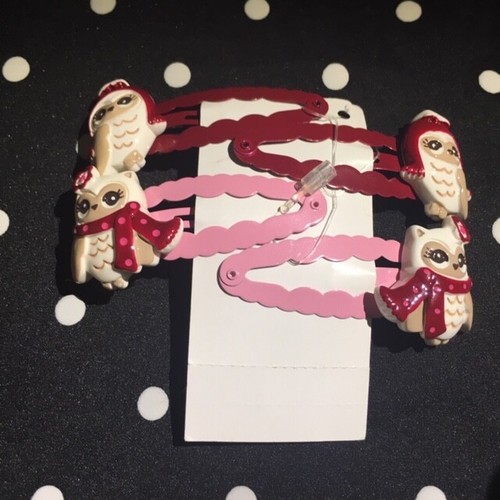 CHOOSE Vtg Gymboree hair clips snap barrette Strawberry Farm Cozy Owl set 2 4 - Bild 4 von 76