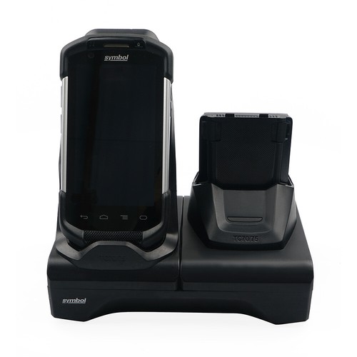 2-Slot Charger Cradle CRD-TC7X-SE2EU1-01 for Zebra TC70 TC75 TC72 TC77 TC75X 70X - Picture 3 of 9