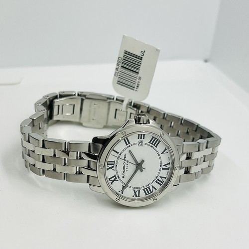 Raymond Weil Women's Silver Tango Swiss Made Sapphire Crystal Watch 5391-ST-0030 - Picture 4 of 8