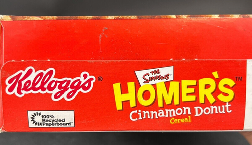 Vintage Simpsons Cookie D'ohs Kelloggs Homer's Cinnamon Donut Cereal Lot of 2 - Picture 13 of 14