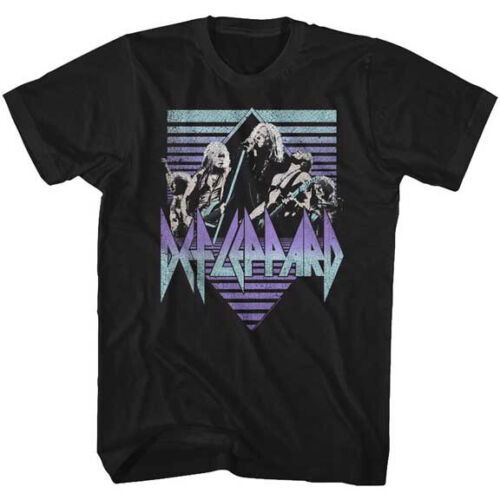Def Leppard Sing It Live On Stage Men's T Shirt Rock Band Music Merch - Picture 5 of 6