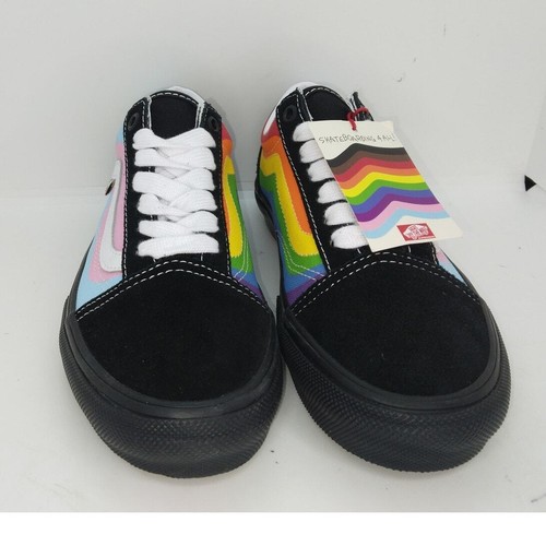 Vans Old Skool Unisex NEU mit Etikett Skate Pride Multi Sneaker - Gr. M4 / F5 1/2 - Bild 3 von 6
