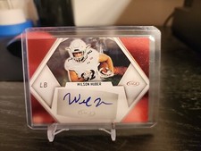 2023 SAGE High Series - Autographs Red #A-WH Wilson Huber (AU, RC)