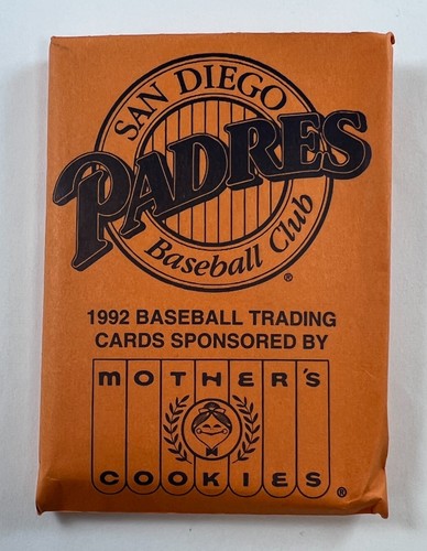 1992 Mother's Cookies San Diego Padres Pack LB18