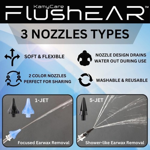 Water-Powered Ear Cleaner, 12 Reusable Tips, Safe & Effective Ear Wax Removal... - Picture 6 of 7