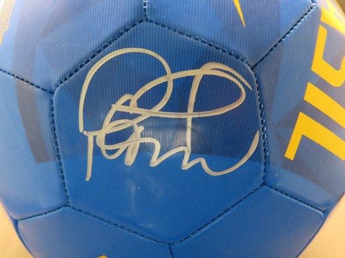 Pelota de fútbol Philippe Coutinho firmada por el equipo Nike Brasil Beckett testigo de autenticidad 1A - Imagen 3 de 8