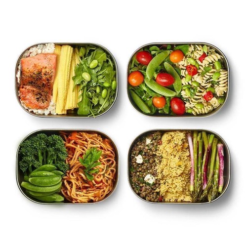 Lunch Box 600 ml Edelstahl Olive - Bild 3 von 4