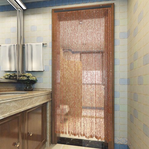 52 Strands 90 x 200 cm Bamboo And Wood Beaded Curtain For Doorway Room Devider