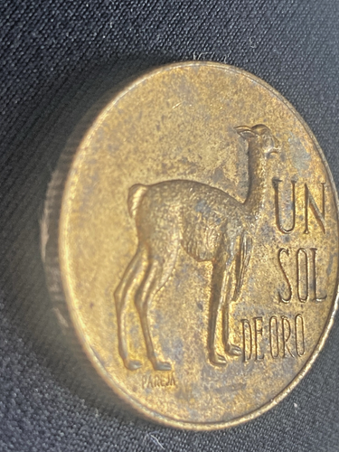 1966 Peru 1 Sol World Coin - Foto 2 di 6